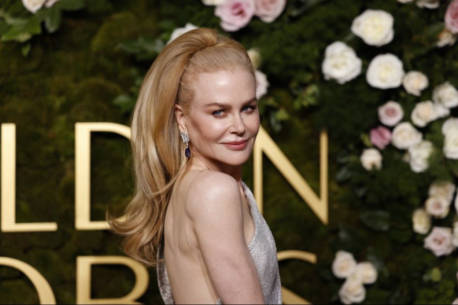 Nicole Kidman ist bekannt dafür, Perücken und Extensions zu tragen, wie hier an den Golden Globes im Januar.