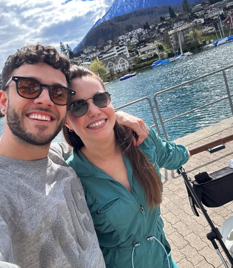 Christina und Luca Hänni leben mit ihrer Tochter in Thun BE.