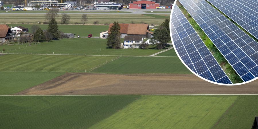 Solaranlage Flughafen Areal Belp