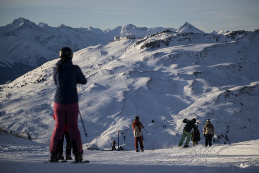 Skigebiet Schnee Berge