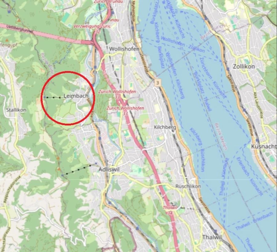 Zürich Boden Erdrutsch