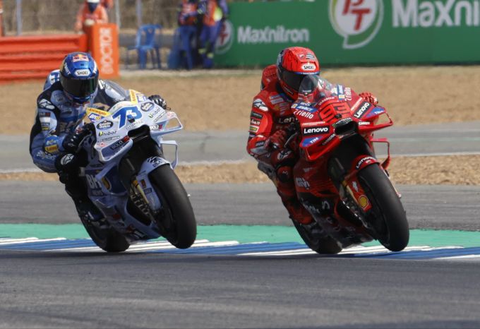 Marc Márquez gewann den Thailand-GP der MotoGP vor seinem Bruder Alex. Marc Márquez MotoGP Thailand