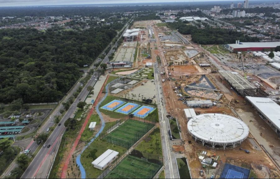 In Belém wird aktuell viel für die COP30 gebaut.