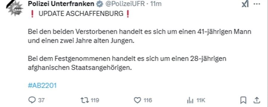 Polizei Aschaffenburg X