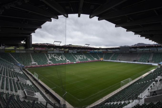 Der St.Galler Kybunpark bietet Platz für über 18'000 Fans. Kybunpark