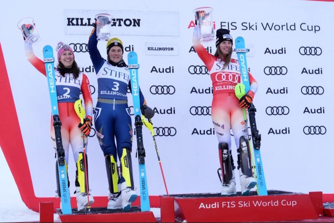 Camille Rast triumphiert in Killington. camille rast