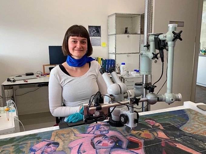 Das Projekt ist für Magdalena Ritler «eine Riesenchance». Bild Gemälde Basel
