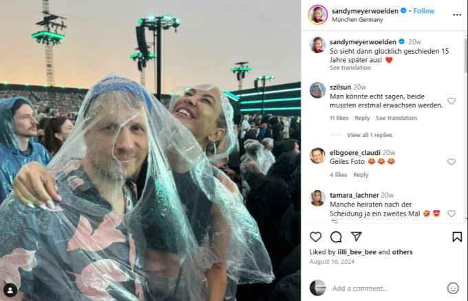 Oliver Pocher und seine Ex-Frau Sandy Meyer-Wölden sind sehr gute Freunden und wohnen sogar unter einem Dach. Oliver Pocher