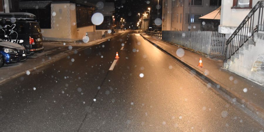 Unfallstelle Lantsch