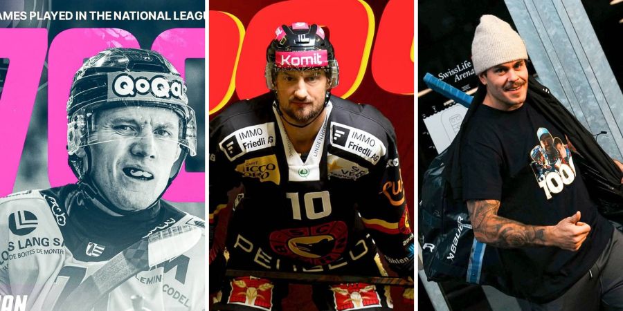 Killian Mottet, Tristan Scherwey, Patrick Geering SLAPSHOT