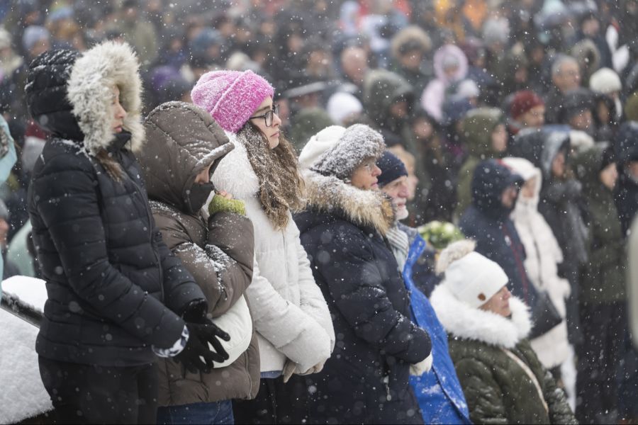 Auch in Crans-Montana ist die Anteilnahme gross.