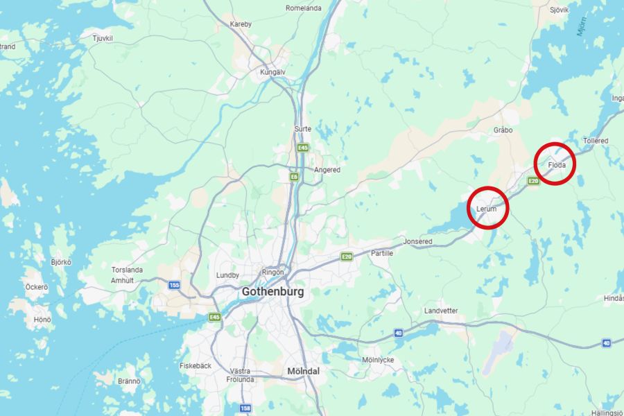 Betroffen sind zwei Restaurants in den Gemeinden Lerum und Floda, zwei Kleinstädte in der Nähe von Göteborg.