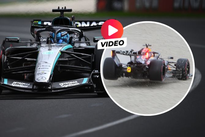 Qualifying Melbourne Russell Verstappen