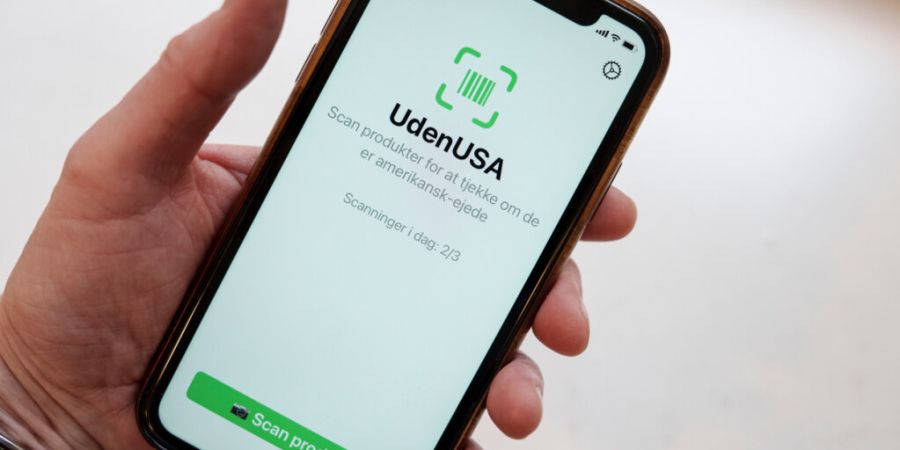 Viele Dänen haben eine grosse Wut auf die USA - und lassen die beim Einkaufen raus. Mit Hilfe von Apps vermeiden sie gezielt amerikanische Produkte. (Symbolbild)