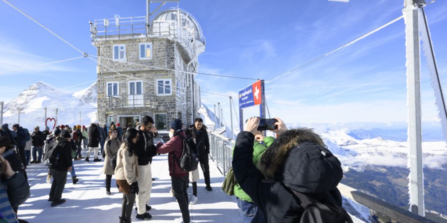 Die Jungfraubahnen haben 2025 mit Attraktionen wie dem Jungfraujoch mehr Umsatz gemacht. (Archivbild)