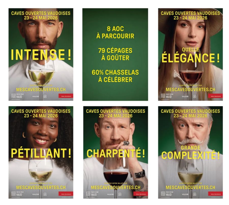 Die Plakate der «Caves ouverts»: Die Drag-Queen fehlt.