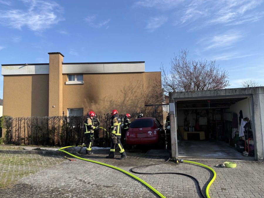 Die Feuerwehr konnte den Brand löschen.
