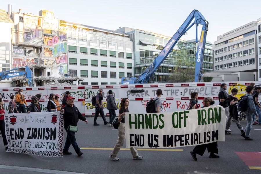 Zürich Demo Iran-Krieg