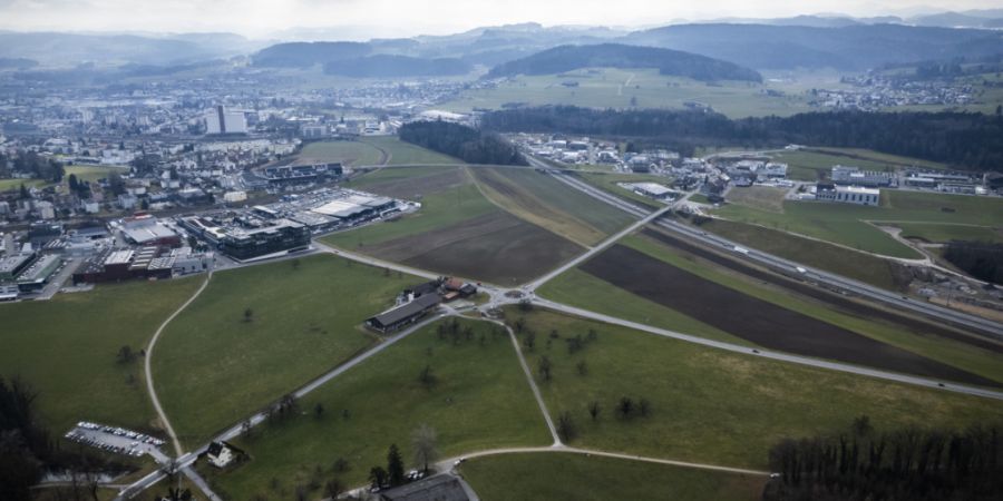 Das Areal für das Entwicklungsprojekt Wil West gehört bisher dem Kanton St. Gallen, liegt aber auf Thurgauer Boden. (Archivbild)
