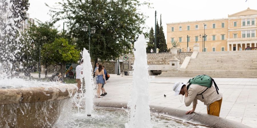 Syntagma-Platz Hitze