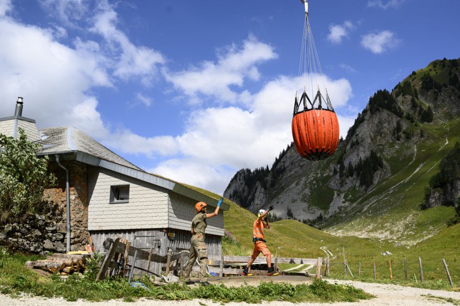 Nicht nur das Flachland, auch die Freiburger Voralpen sind von der Wasserknappheit betroffen.