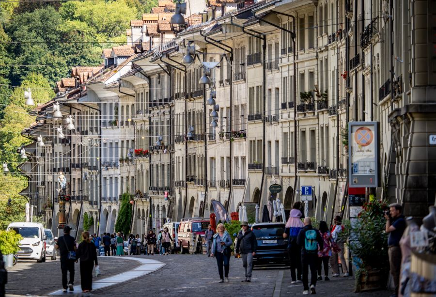 Die Berner Altstadt.