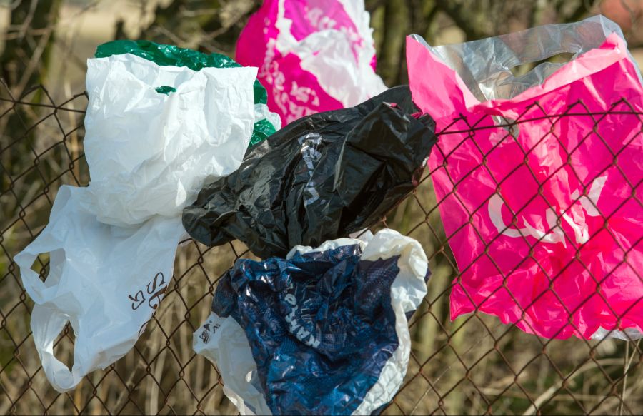 Auch Plastiktüten verschmutzen die Ozeane erheblich.