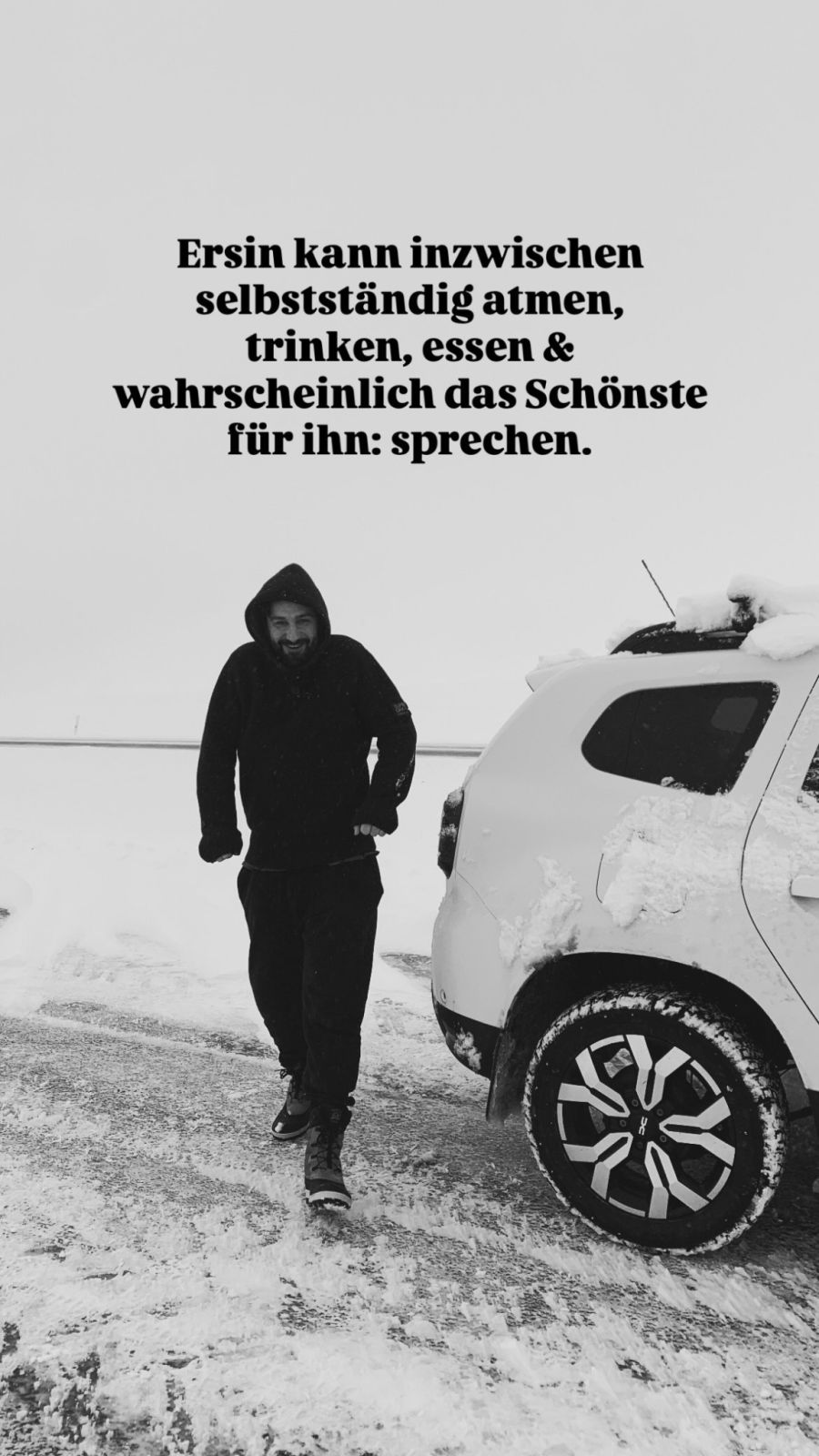 Mit Bildern aus der Zeit vor dem Unfall bittet Ersin Cilesiz’ Partnerin um Unterstützung für den Neustart. Sie gibt auch Updates zum Gesundheitszustand.