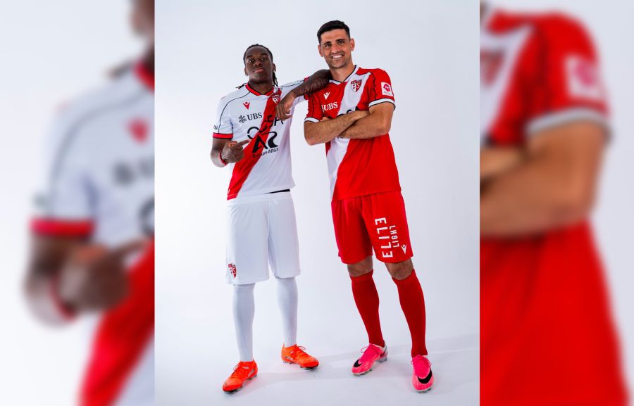 Zuhause setzt der FC Sion auf den River-Plate-Look, auswärts auf die umgekehrte Version.