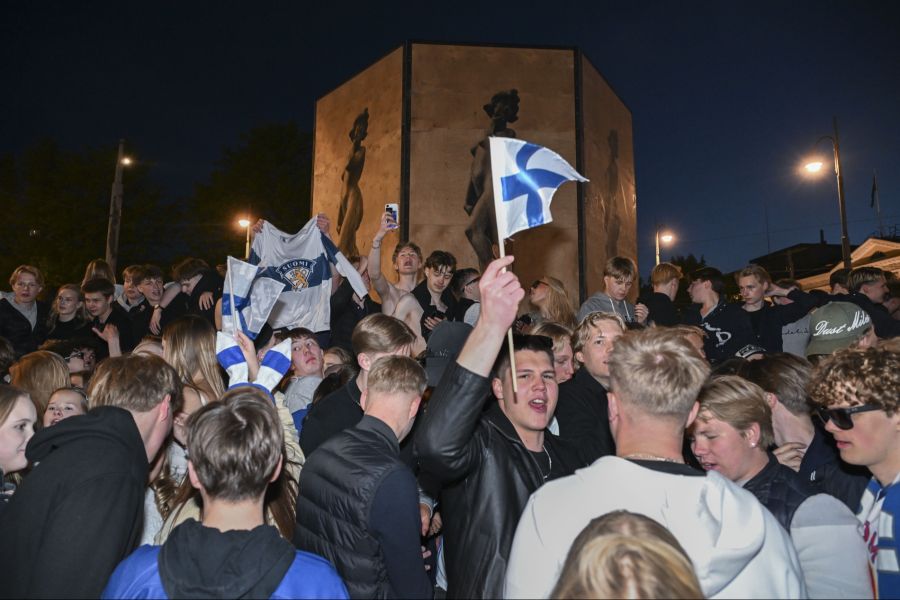 Partystimmung in Helsinki.
