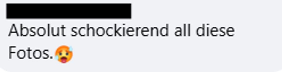 «Absolut schockierend all diese Fotos», zeigt sich eine Baslerin empört.