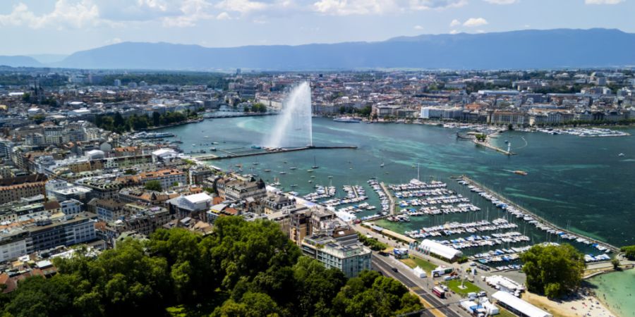 Unter anderem wegen unerwarteter Abgaben aus dem Kanton Genf (Bild) schloss die Bundesrechnung 2025 besser ab als erwartet. (Archivbild)