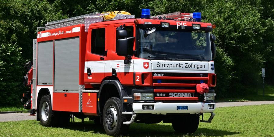 Das heutige Pionierfahrzeug der Stützpunktfeuerwehr stammt aus dem Jahr 2003.