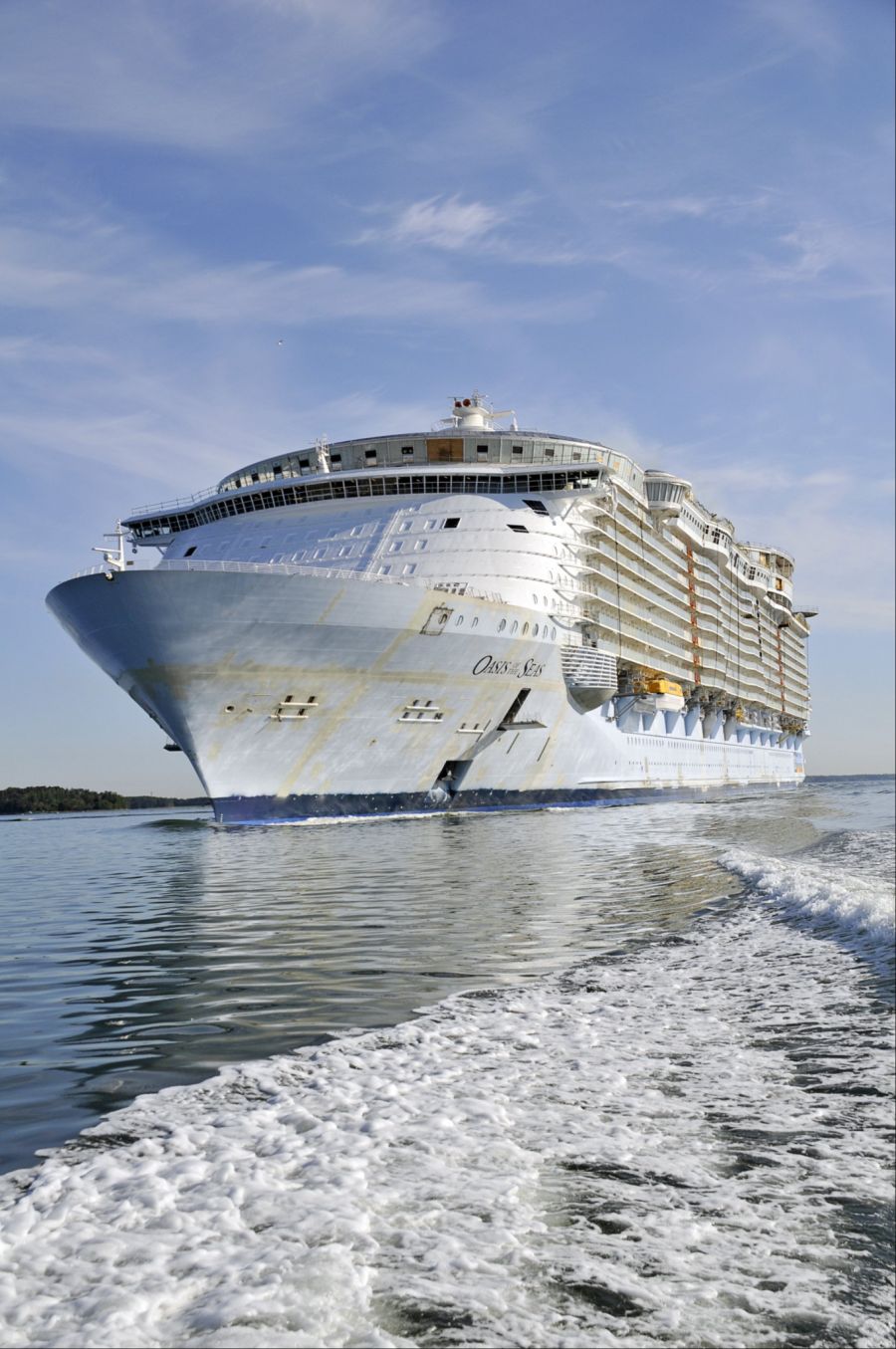 Das Schiff «Oasis of the Seas» der Reederei Royal Caribbean International war wegen einem Sturm gezwungen kurzfristig die Route zu ändern. (Archivbild)