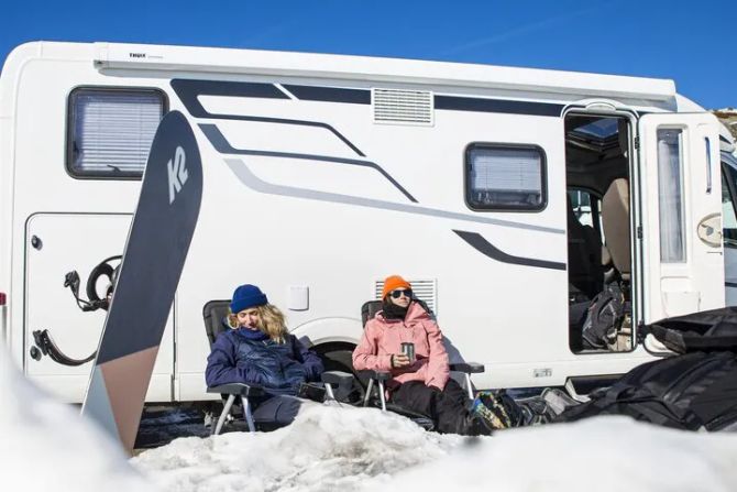 Winterreise Reisemobil