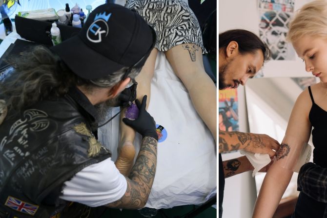 Tattoo stechen