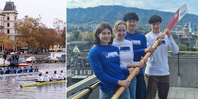 Uni Zürich und ETH messen sich im Ruderwettkampf