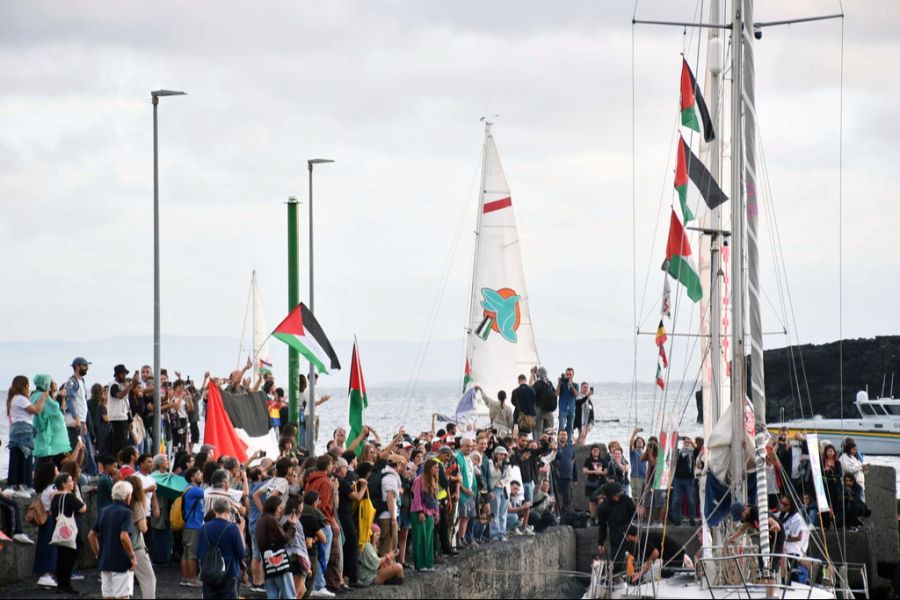 Aktivisten wollten mit zahlreichen Schiffen Hilfsgüter nach Gaza bringen.