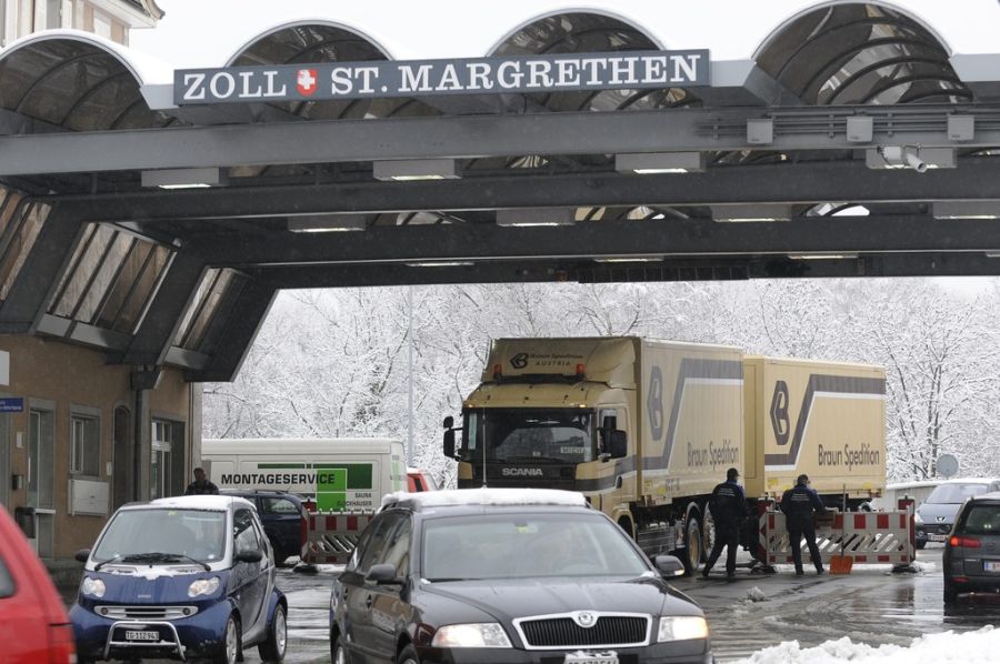 Die Kontrollen fanden beim Grenzübergang St. Margrethen statt.