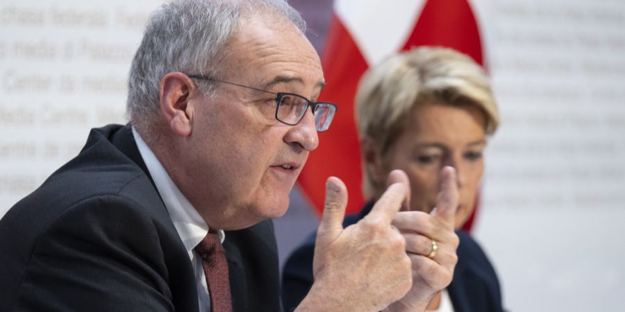 Nun enthüllt Guy Parmelin: Trumps Leute sollen andere Länder nach dem KKS-Telefonat vor einem Anruf gewarnt haben. (Archivbild)