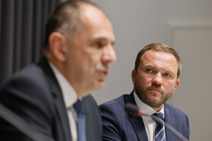 Auch Estlands Aussenminister Margus Tsahkna (r.) äusserte Kritik. (Archivbild)