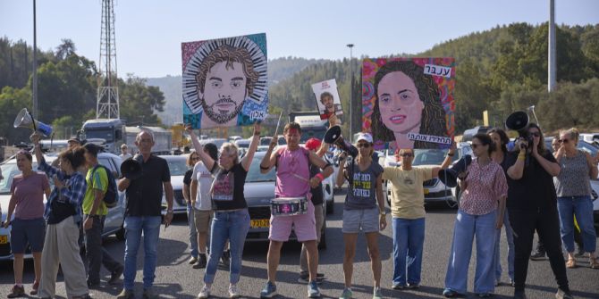 Protest Israel Gaza Geiseln