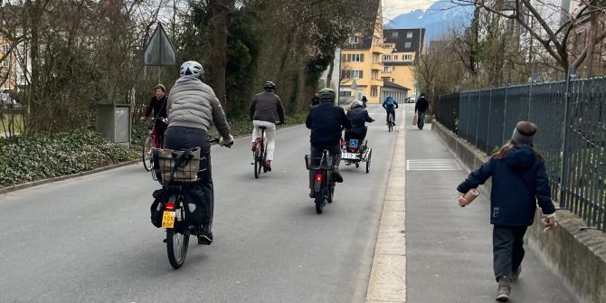 Velofahrer Luzern
