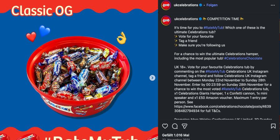 zwei celebrations packung