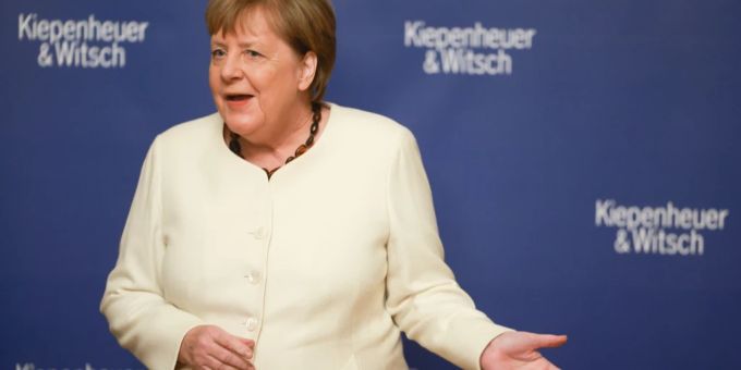 Angela Merkel bei einem Fototermin zur Veröffentlichung ihrer Biografie «Freiheit». Angela Merkel