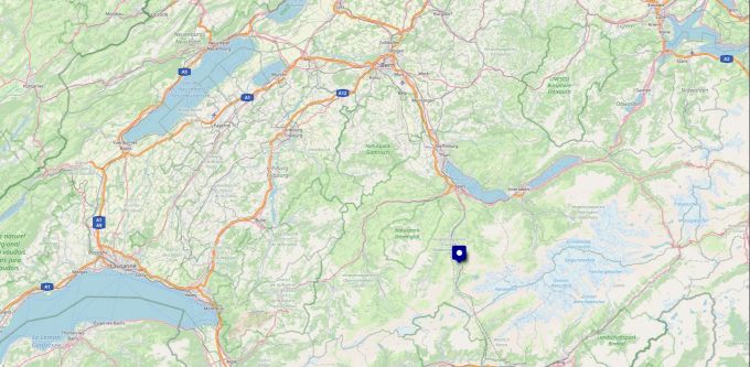 Das Munitionslager in Mitholz BR: Die Räumung verzögert sich um rund ein Jahr. Karte Mitholz Räumung verzögert