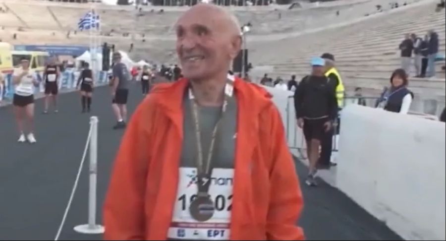 Athen-Marathon 88-Jähriger