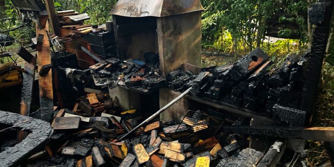 Felben-Wellhausen TG - Gartenhaus bei Brand zerstört