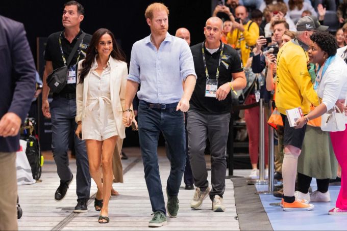 Prinz Harry und Meghan Markle bei den Invictus Games im letzten Jahr. (Archivbild) harry und meghan