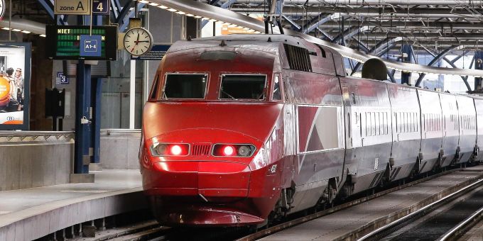Ein Thalys in Brüssel (Archivbild). Thalys